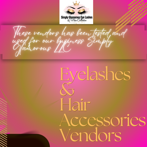 Eyelashes and Hair Accessories Vendors. You can start your own brand with it or you can use it for personal use!!